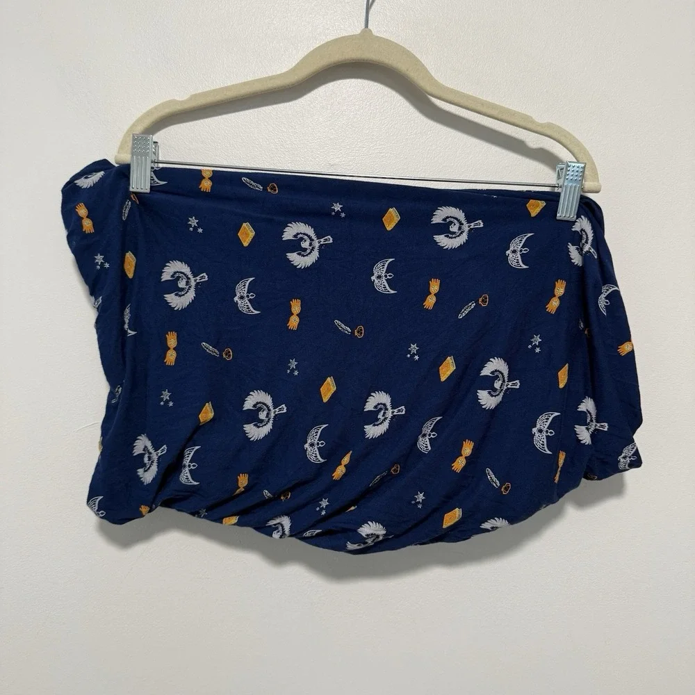 Kyte Baby Ravenclaw Harry Potter Blue Bamboo Crib Sheet